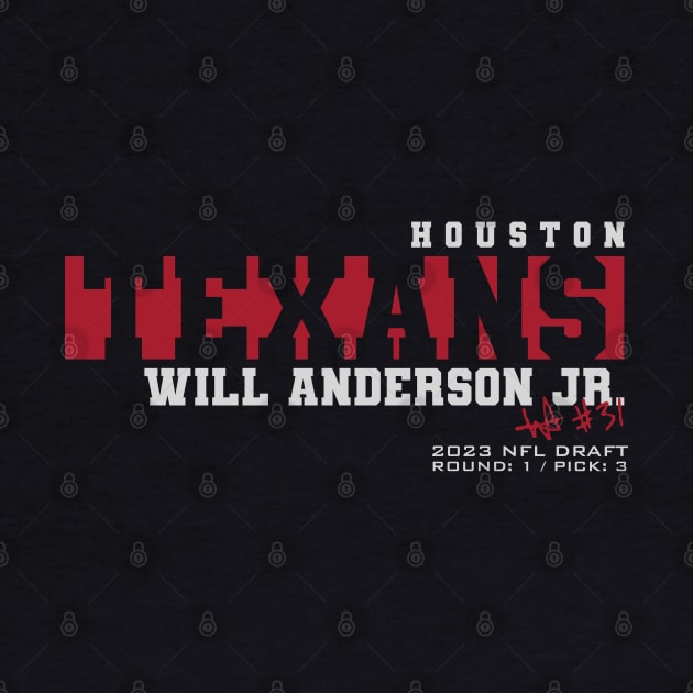 Will Anderson Jr. by Nagorniak